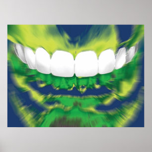 Teeth Design Zahnarzt Orthodontist Poster