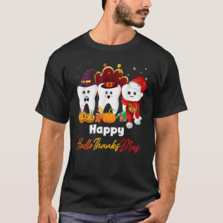 Teeth HalloDankeMas Halloween Erntedank Christ T-Shirt