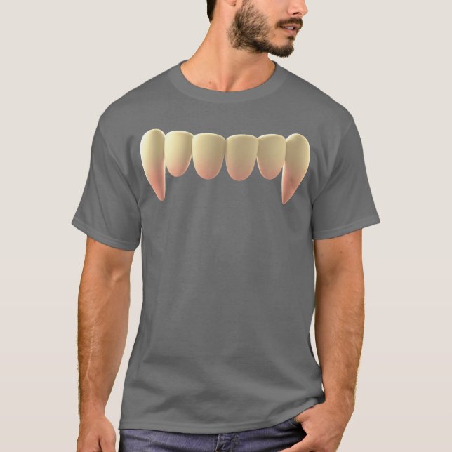 Teeth halloween Freunde T-Shirt (Vorderseite)