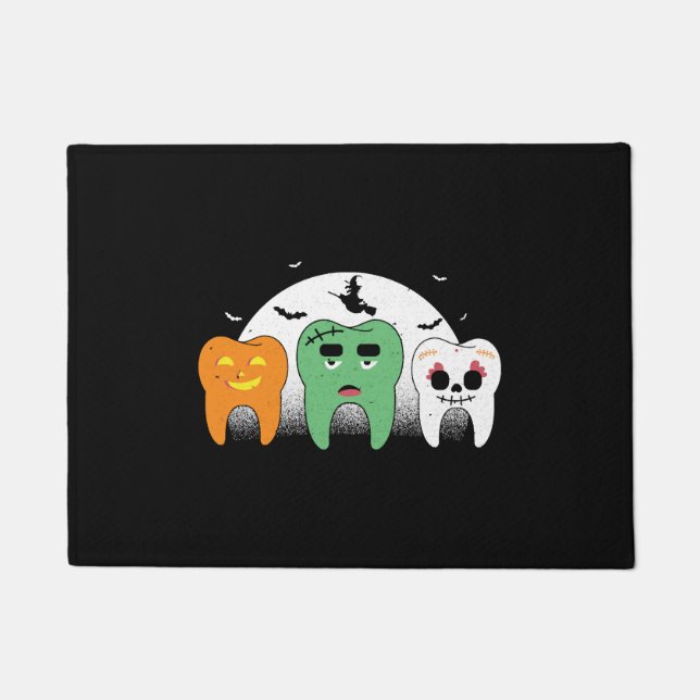Teeth Halloween - Halloween Fußmatte (Vorderseite)