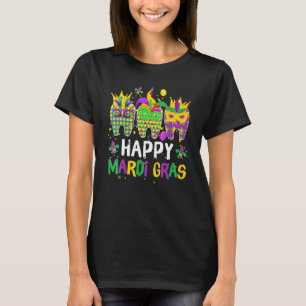Teeth Jester Mask Dental Hygiene Happy Mardi Gras T-Shirt