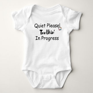 Teething Ring Humor Baby Clothes Cute Quote Baby Strampler