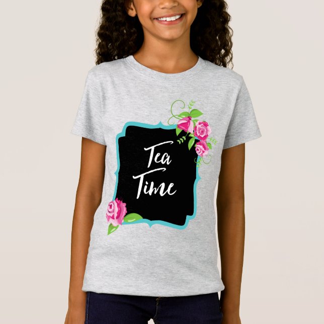 Teetime Girls' schöner T - Shirt (Vorderseite)