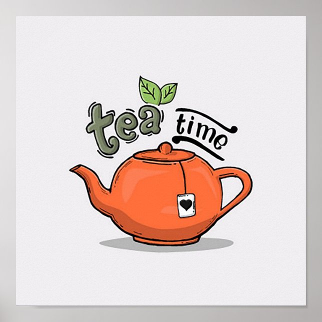 Teetime-Plakat Poster (Vorne)