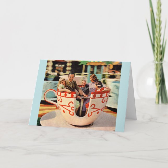 Teetour im Vergnügungspark Karte (Vorderseite)