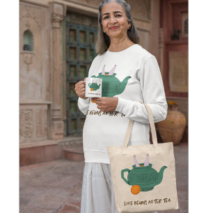Teetrinker Tasse Teebrüse Freund Geschwister Tragetasche