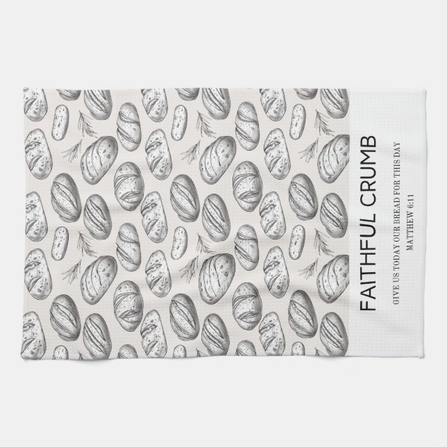 Teetuch aus Sourdough Geschirrtuch (Horizontal)