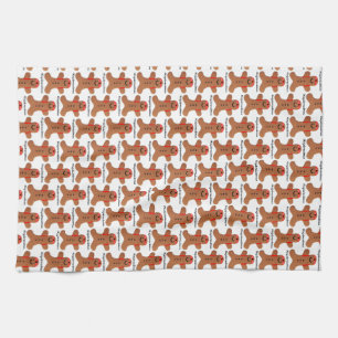 Teetücher für Ninjabreadman-Kekse Geschirrtuch