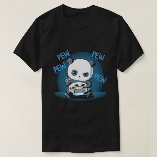 TeeTurtle Standard Pew Panda T-Shirt (Design vorne)