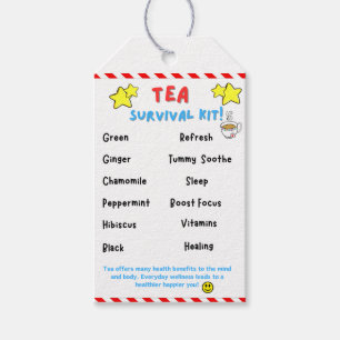 Teeüberlebenskit Geschenkanhänger