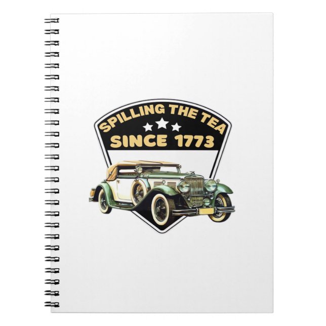 Teeverteilung seit 1773 Premium Notizblock (Vorderseite)