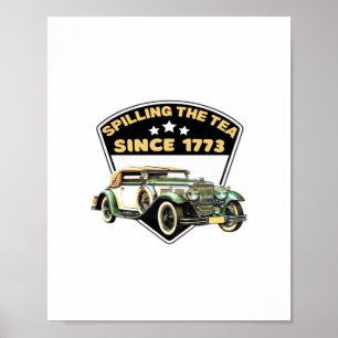 Teeverteilung seit 1773 Premium Poster