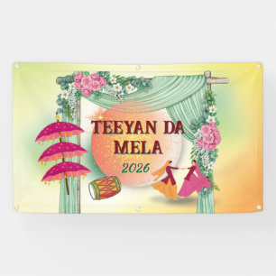 Teeyan da Mela Banner Maßgeschneidert