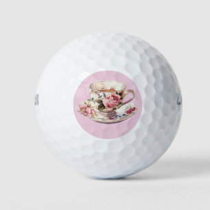 Teezeit Blumen Golfball