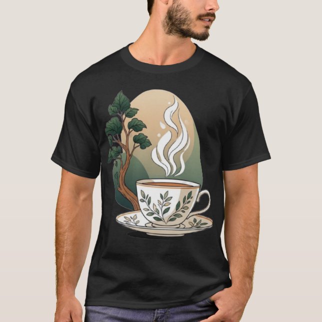 Teezeit Botanik T-Shirt (Vorderseite)