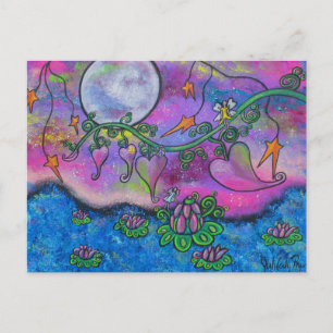 Teezeit im Paradies Fairies Postkarte