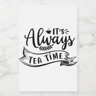 Teezeit Lebensmitteletikett