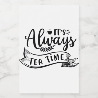 Teezeit Lebensmitteletikett
