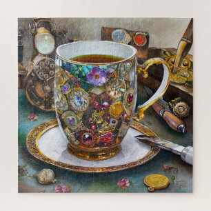 Teezeit mit dem Zeitreisenden Puzzle