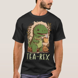 Teezeit mit Tea Rex Dinosaurier rex Tyrannosaurus T-Shirt