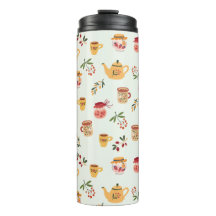 Teezeit Nahtloses Muster