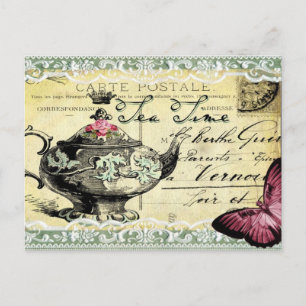 Teezeit Postkarte