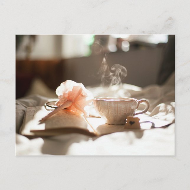 Teezeit Postkarte (Vorderseite)