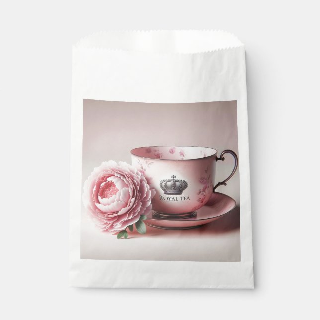 Teezeit, Tasche, von Natasha Us   Geschenktütchen (Vorderseite)