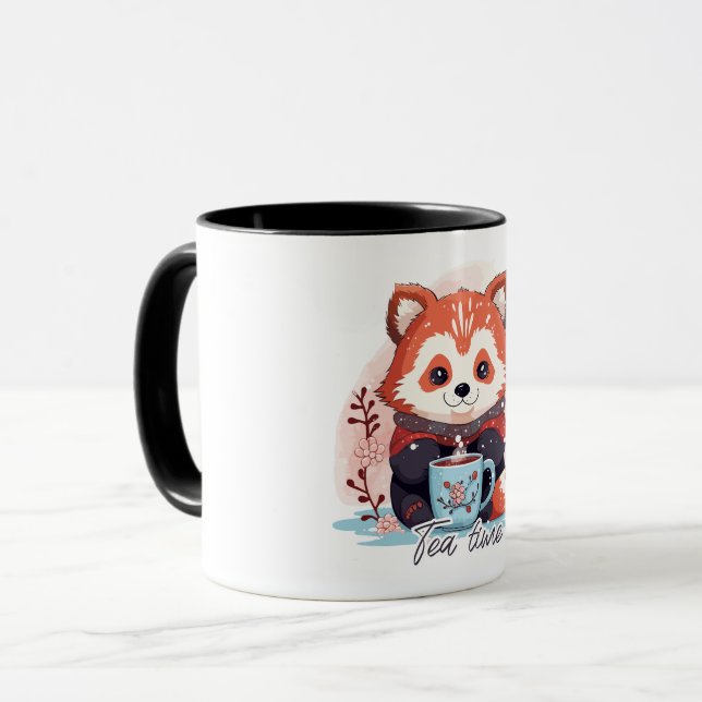 Teezeit Tasse (Vorderseite Links)