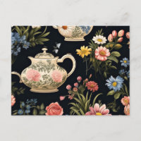 Teezeit, Vintages Muster