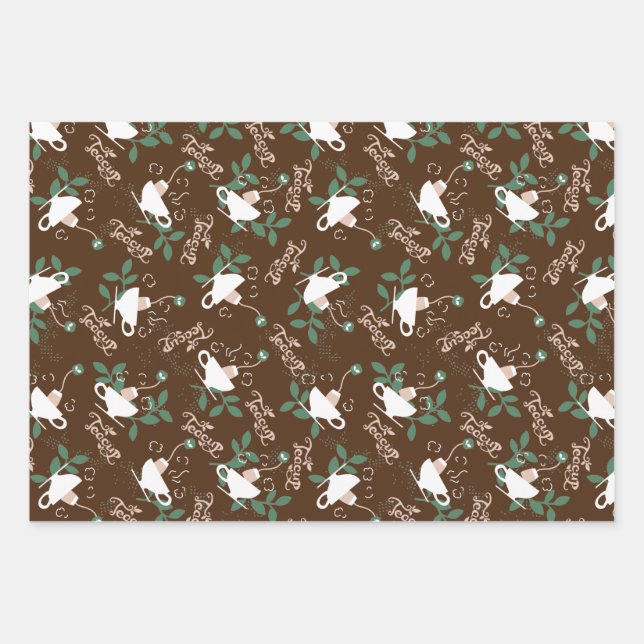 Teezeremonie auf dem Monte Tamaro Geschenkpapier Set (Vorderseite)