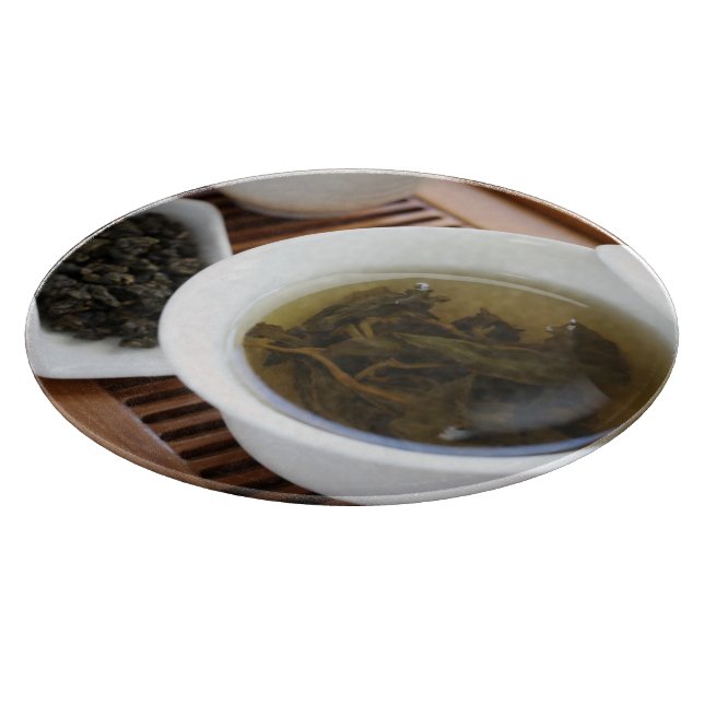 Teezeremonie des traditionellen Chinesen: oolong Schneidebrett (Ecke)