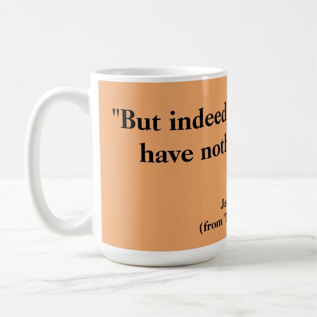 Teezitat-Tasse - Jane Austen Tasse (Links)