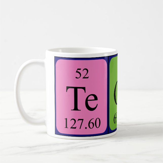 Tegan Periodenname Tasse (Links)
