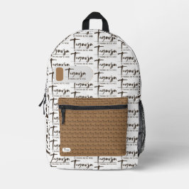 TEGARJA BEDRUCKTER RUCKSACK