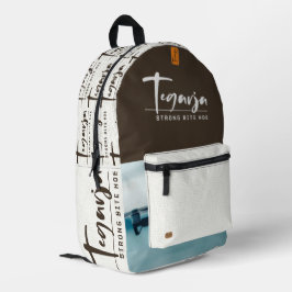 TEGARJA BEDRUCKTER RUCKSACK