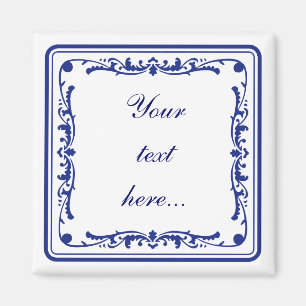 Tegeltje, kleine holländische Kachel Magnet