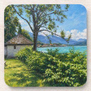 Tegernsee an den Bayerischen Alpen Getränkeuntersetzer