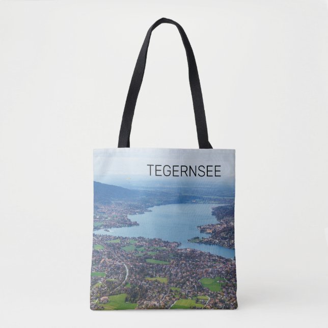 Tegernsee Bayerischer See Panorama Souvenir (Vorderseite)