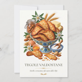Tegole Valdostane – italienisches Dessert-Klassike Einladung
