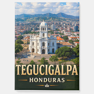 Tegucigalpa Bergansichten und honduranischer Geist Magnet