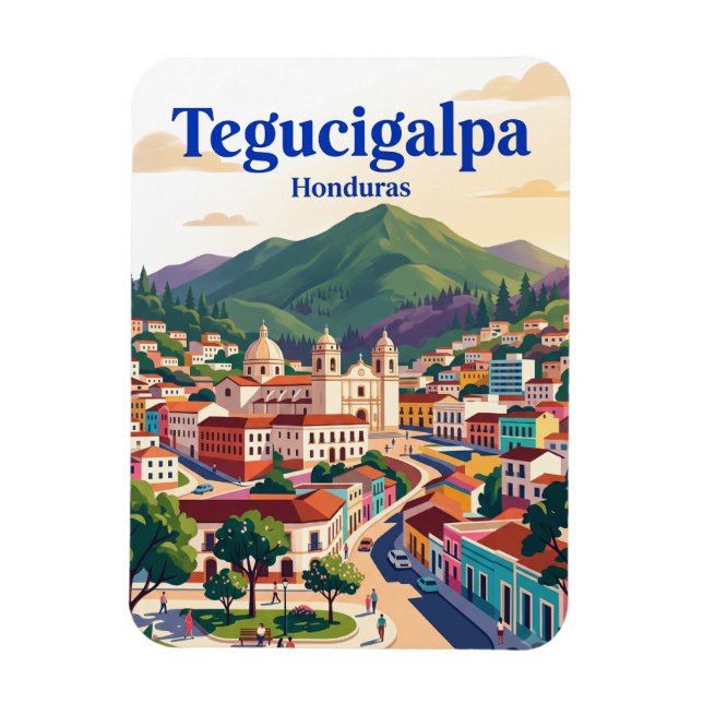 Tegucigalpa Honduras Magnet (Vertikal)
