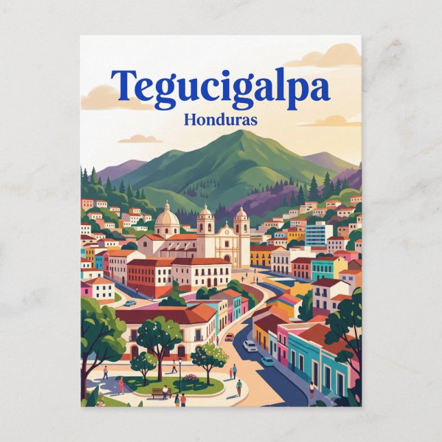 Tegucigalpa Honduras Postkarte (Vorderseite)