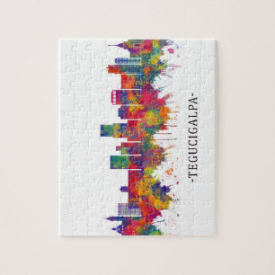 Tegucigalpa Honduras Skyline Puzzle