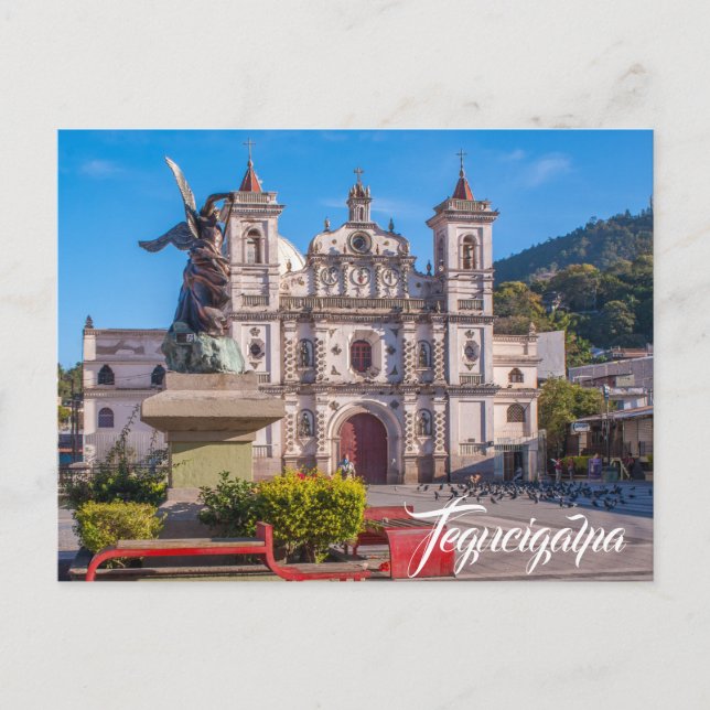 Tegucigalpa, Iglesia Santa María de los Dolores Postkarte (Vorderseite)