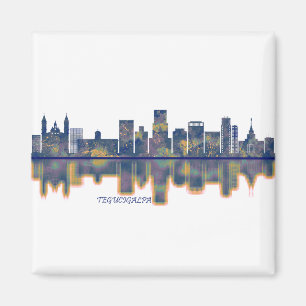 Tegucigalpa Skyline Magnet