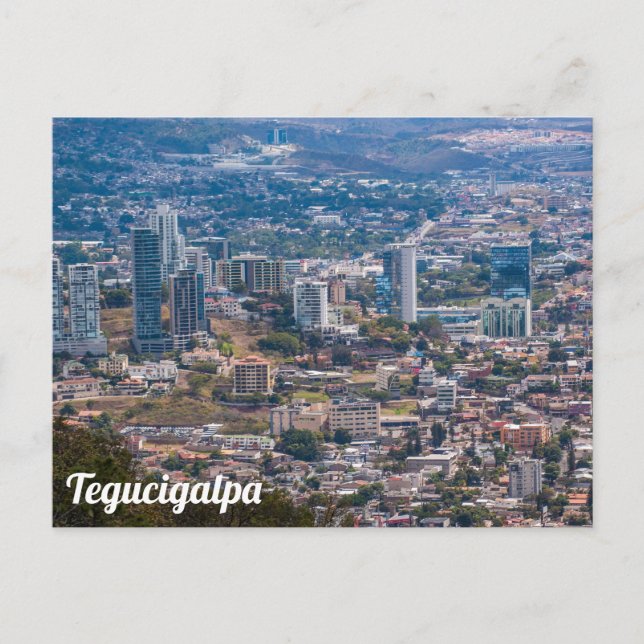 Tegucigalpa, Stadt Honduras Postkarte (Vorderseite)
