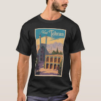 Teheran Iran Golestan Palace Illustration Travel