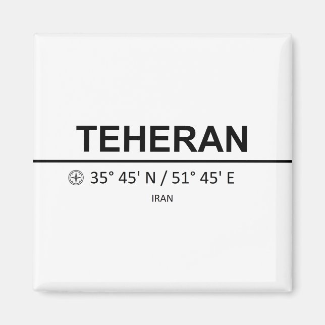 Teheran Magnet (Vorne)