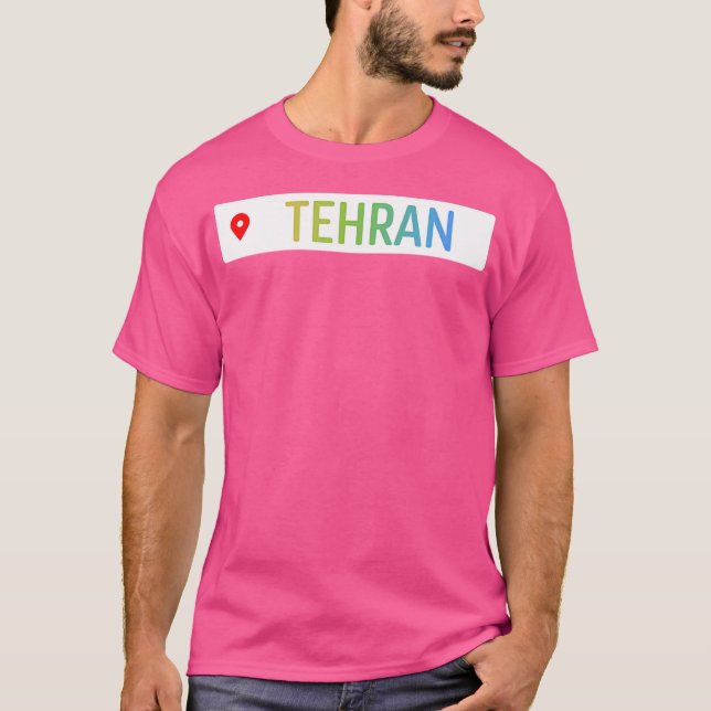 Tehran Rainbow Iran T-Shirt (Vorderseite)